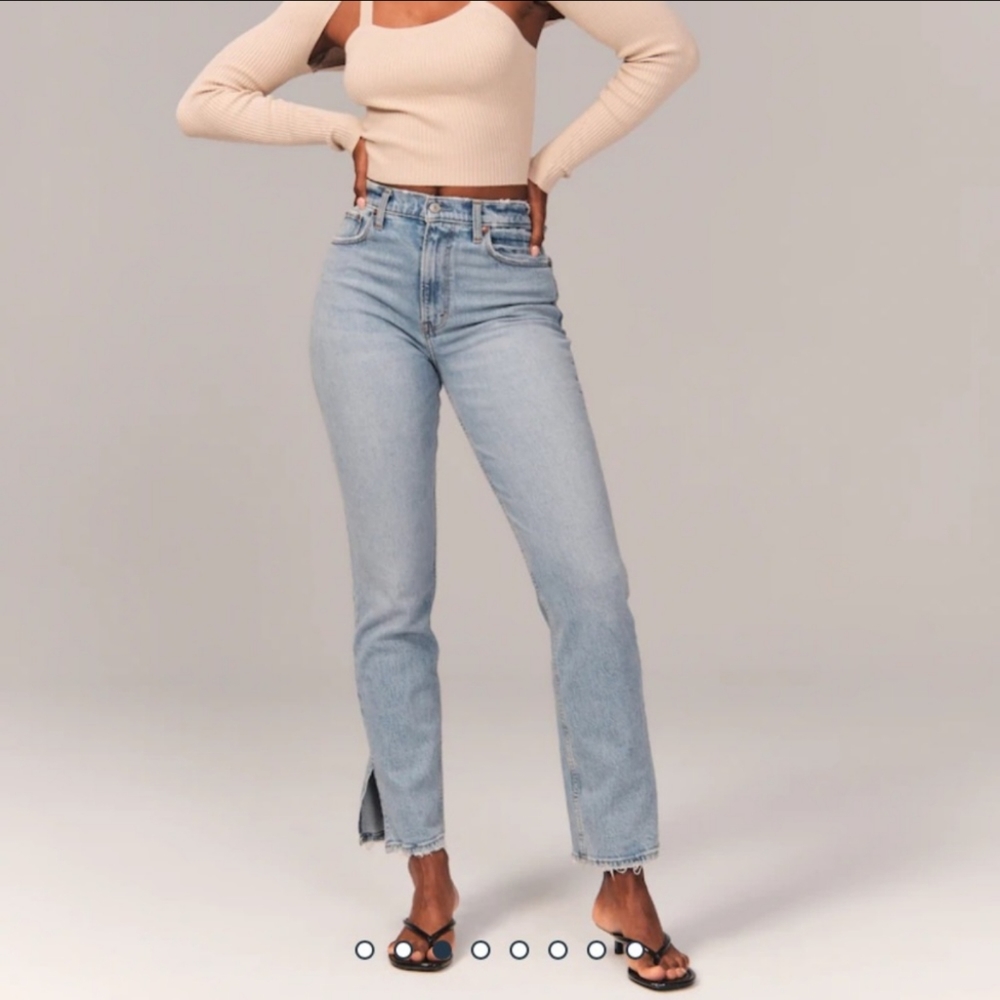 NWT Curve Love 90s Ultra High Rise Straight Jeans